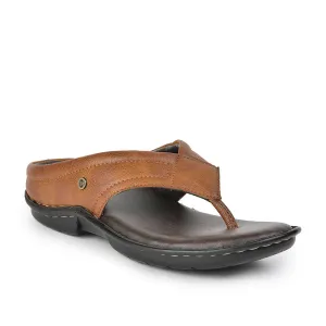 Chaussons décontractés tan pour hommes AVN-08 par Liberty