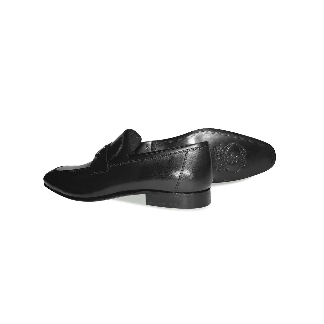 Mocassins Corrente 5760 H à boucle - Noir