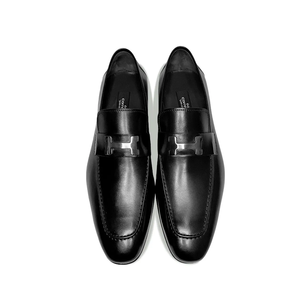 Mocassins Corrente 5760 H à boucle - Noir