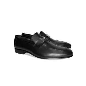 Mocassins Corrente 5760 H à boucle - Noir