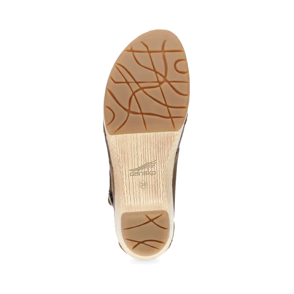 Dansko Sabot Femme Lucia à Talon Fermé en Beige