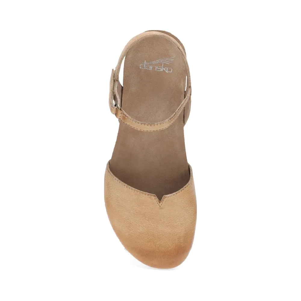 Sandale fermée Rowan pour femme Dansko en miel brun