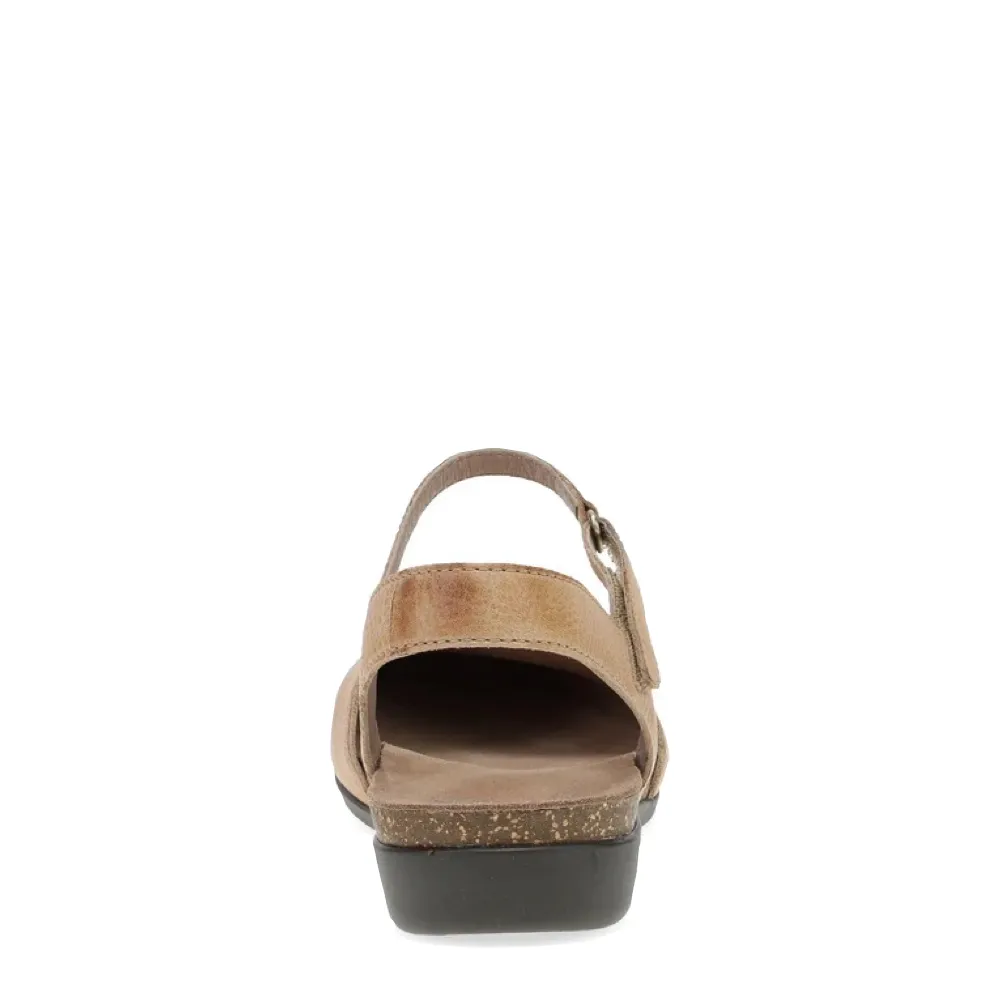 Sandale fermée Rowan pour femme Dansko en miel brun