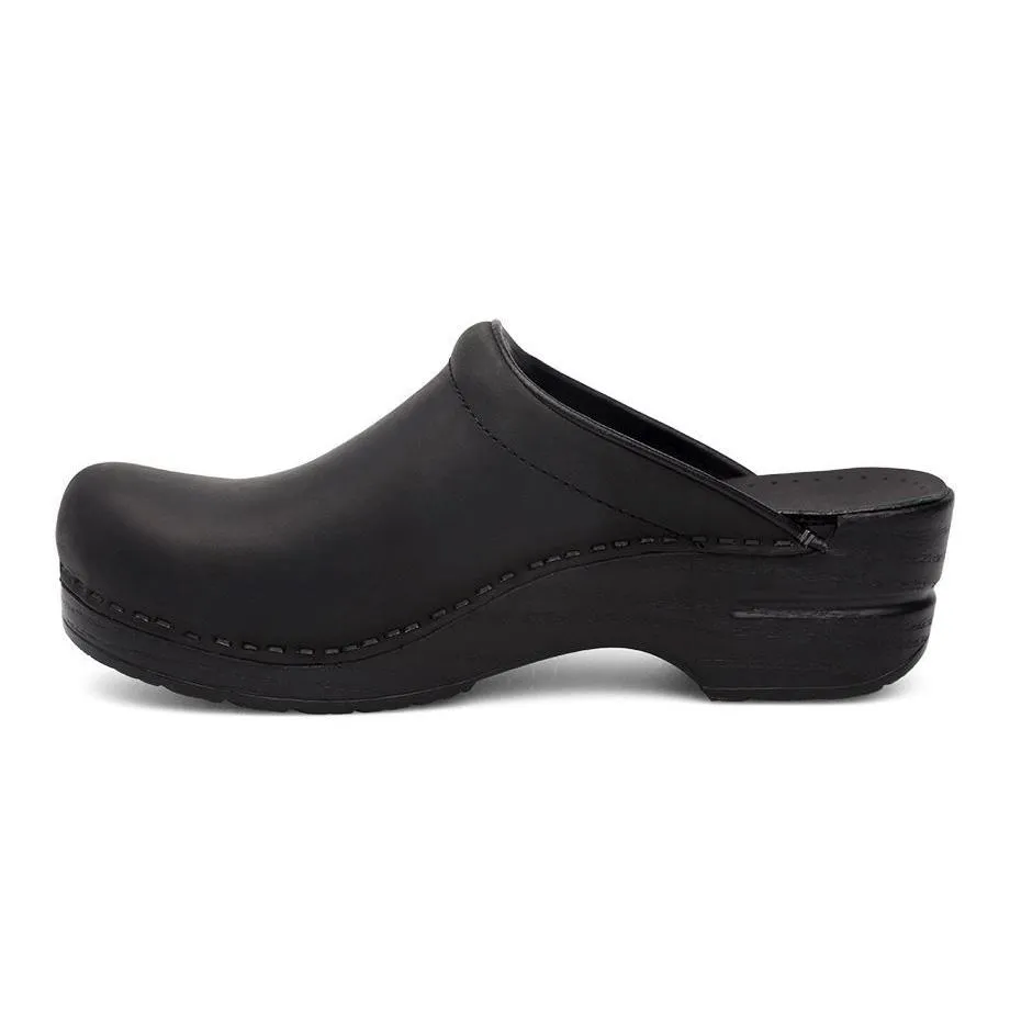 Dansko Femme Sonja Cuir Noir Huilé