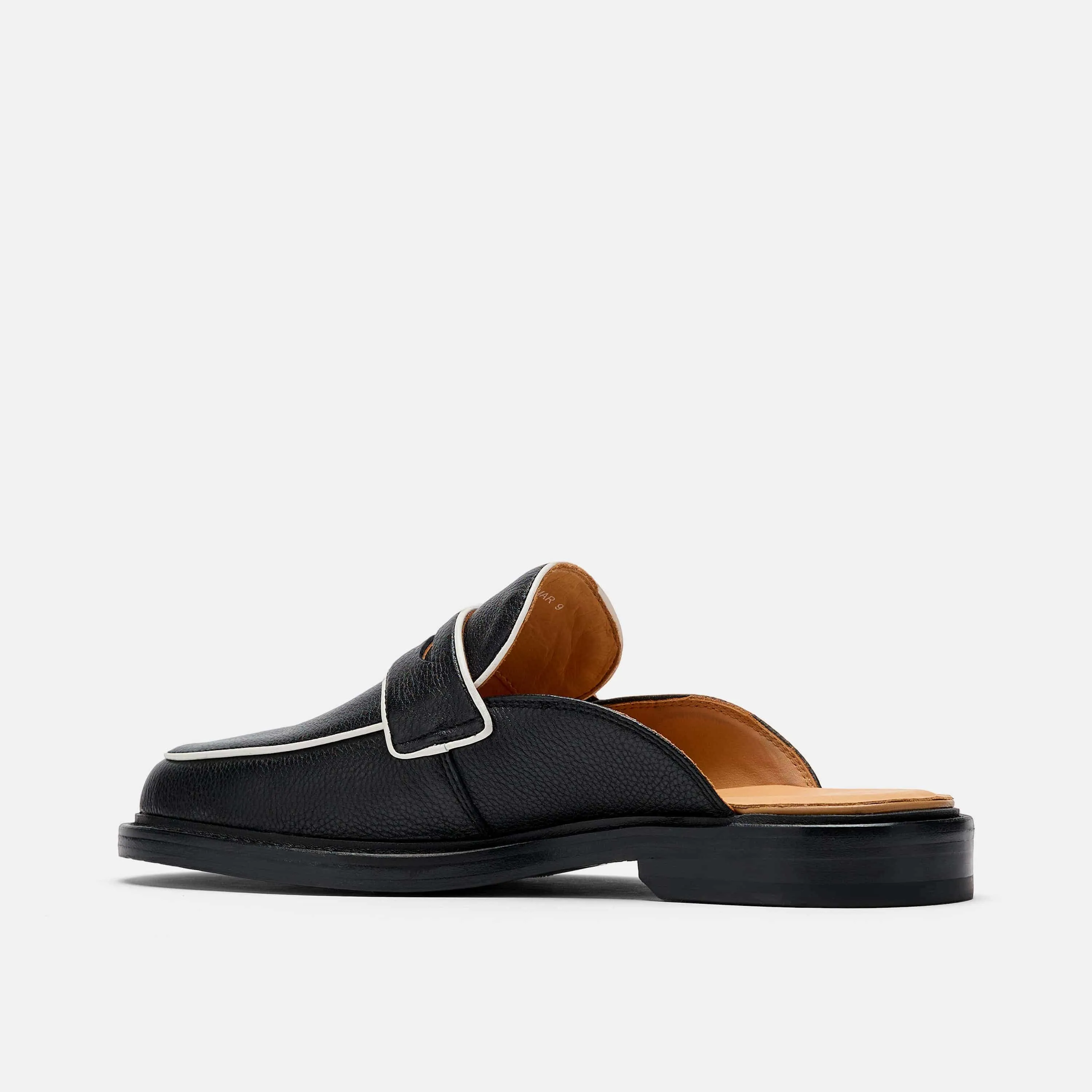 Mules Del Mar Noir Loafer