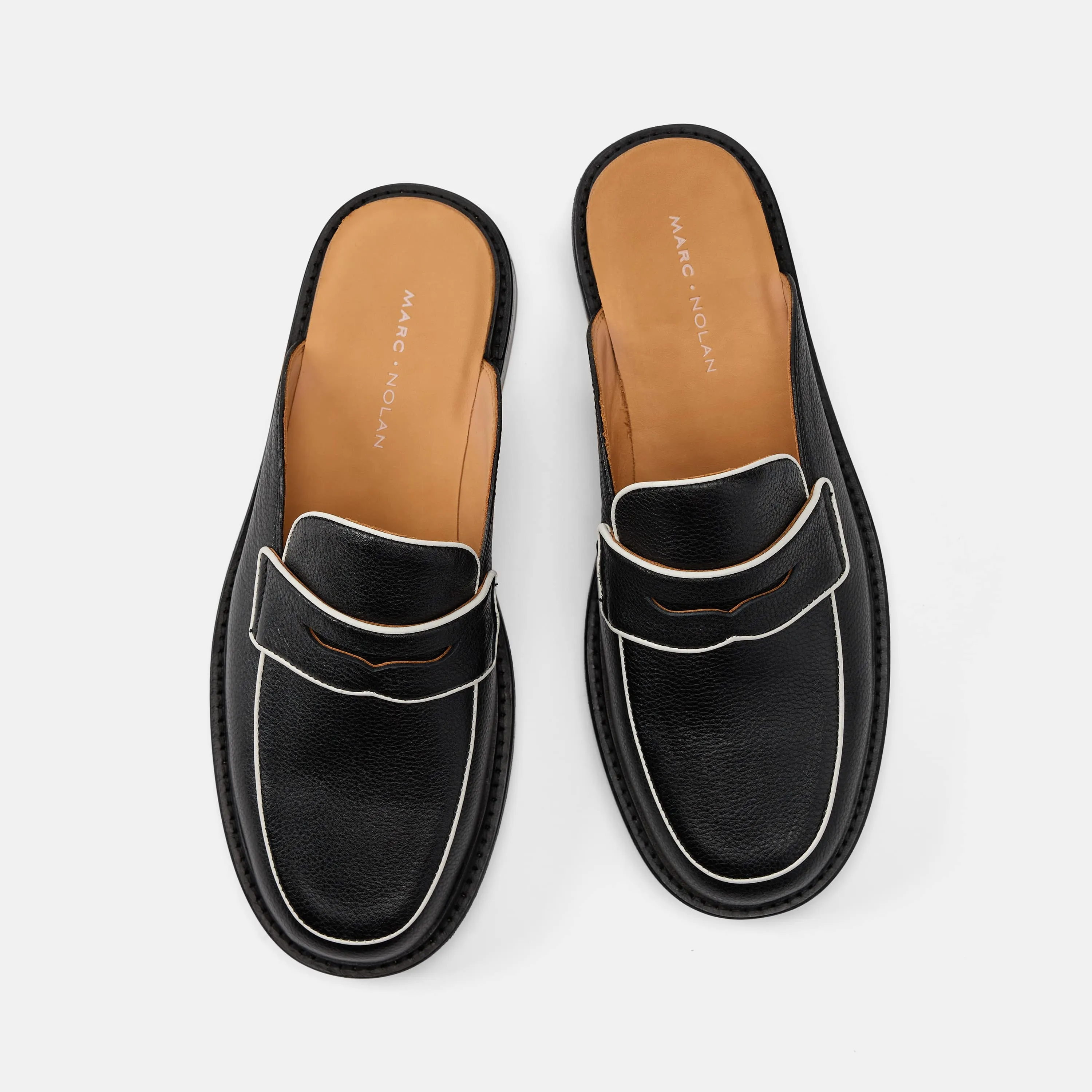 Mules Del Mar Noir Loafer