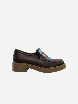 Diane Women's 3 en 1 Loafers Végans en Cuir Pomme | Semelle Chocolat & Noir