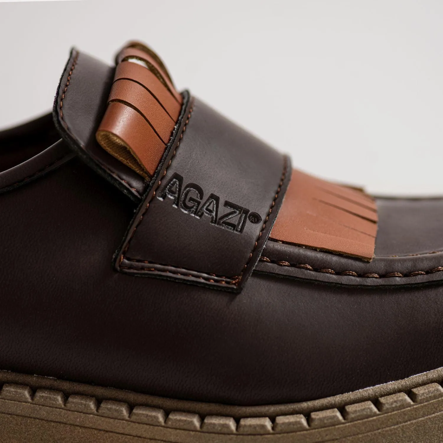 Diane Women's 3 en 1 Loafers Végans en Cuir Pomme | Semelle Chocolat & Noir