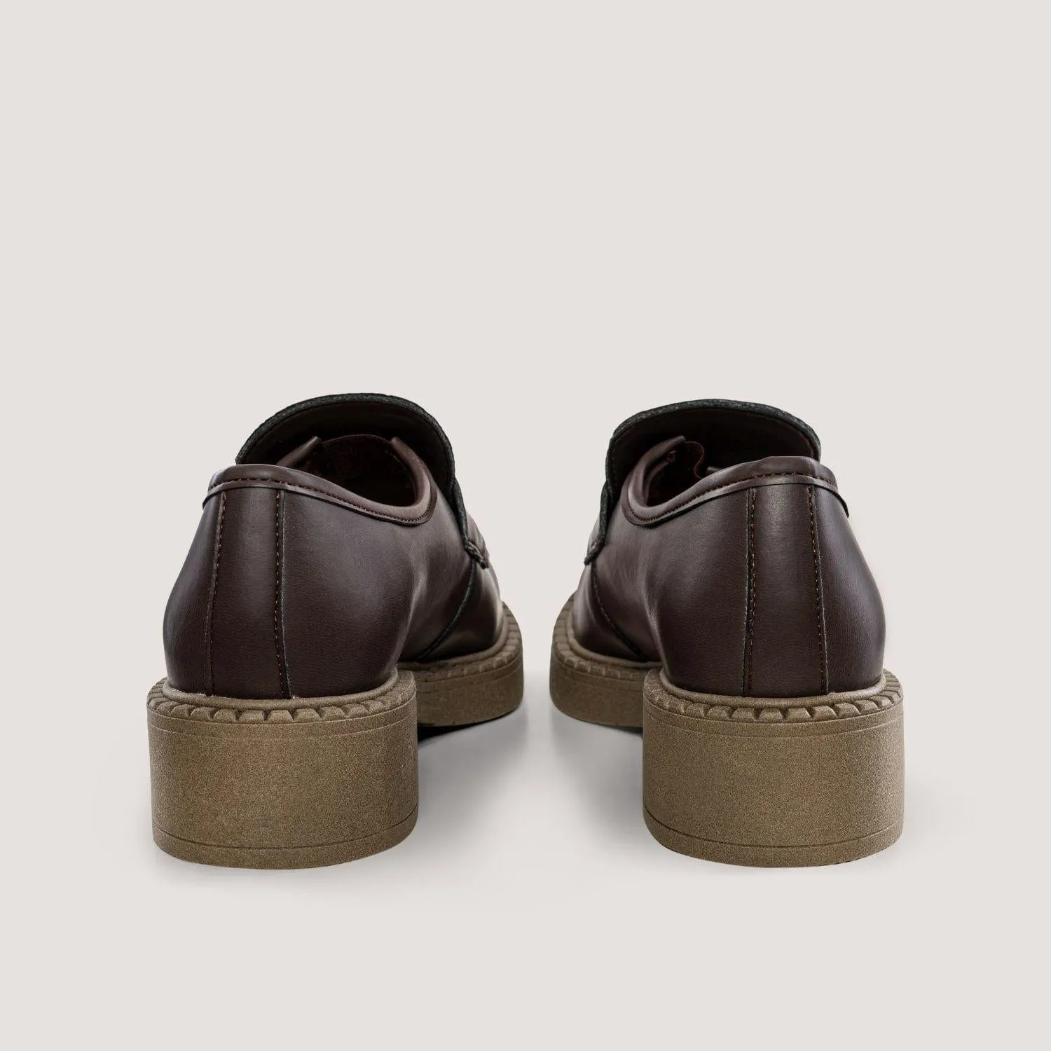 Diane Women's 3 en 1 Loafers Végans en Cuir Pomme | Semelle Chocolat & Noir