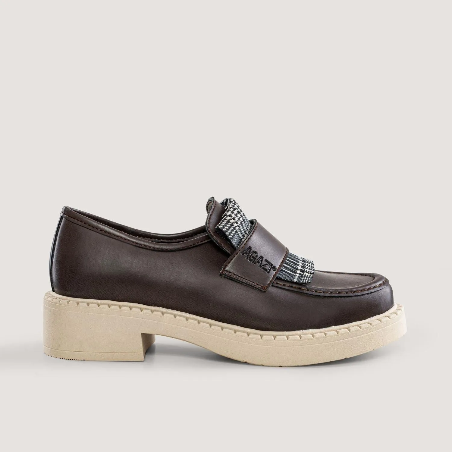 Diane Women's 3 en 1 Loafers Végans en Cuir Pomme | Semelle Chocolat & Clair