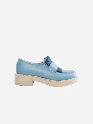 Diane Women's 3 en 1 Pomme Cuir Végan Mocassins | Bleu Ciel