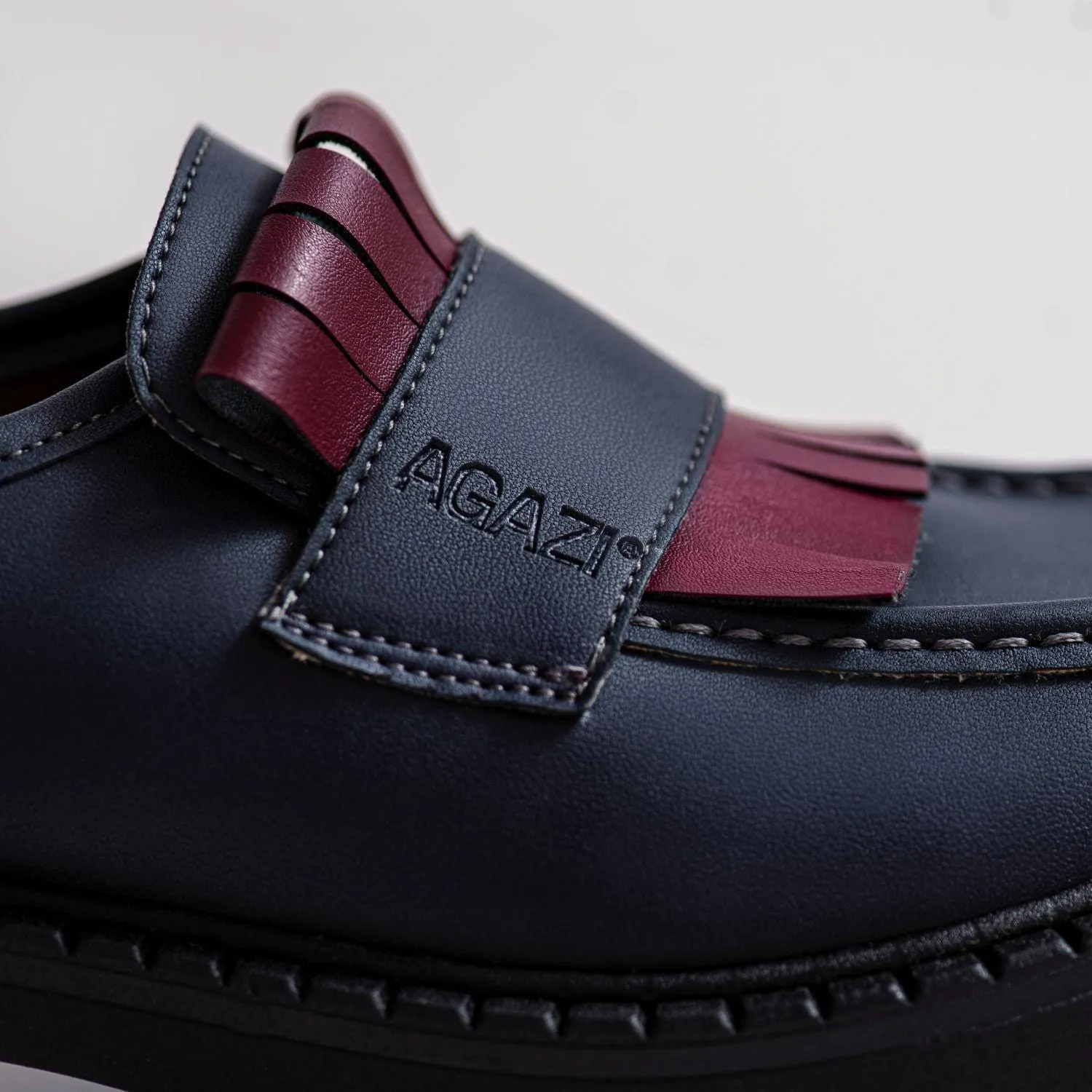Diane Femmes 3 en 1 Loafers Végétaliens en Simili Cuir de Maïs | Bleu Marine