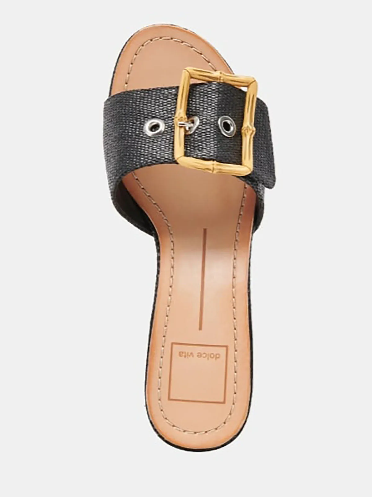 Dolce Vita Taille 9 Sandales Tressées Noir & Marron NWOB
