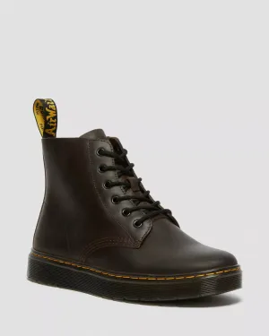 Bottes Dr Martens Thurston Chukka Crazy Horse en marron foncé