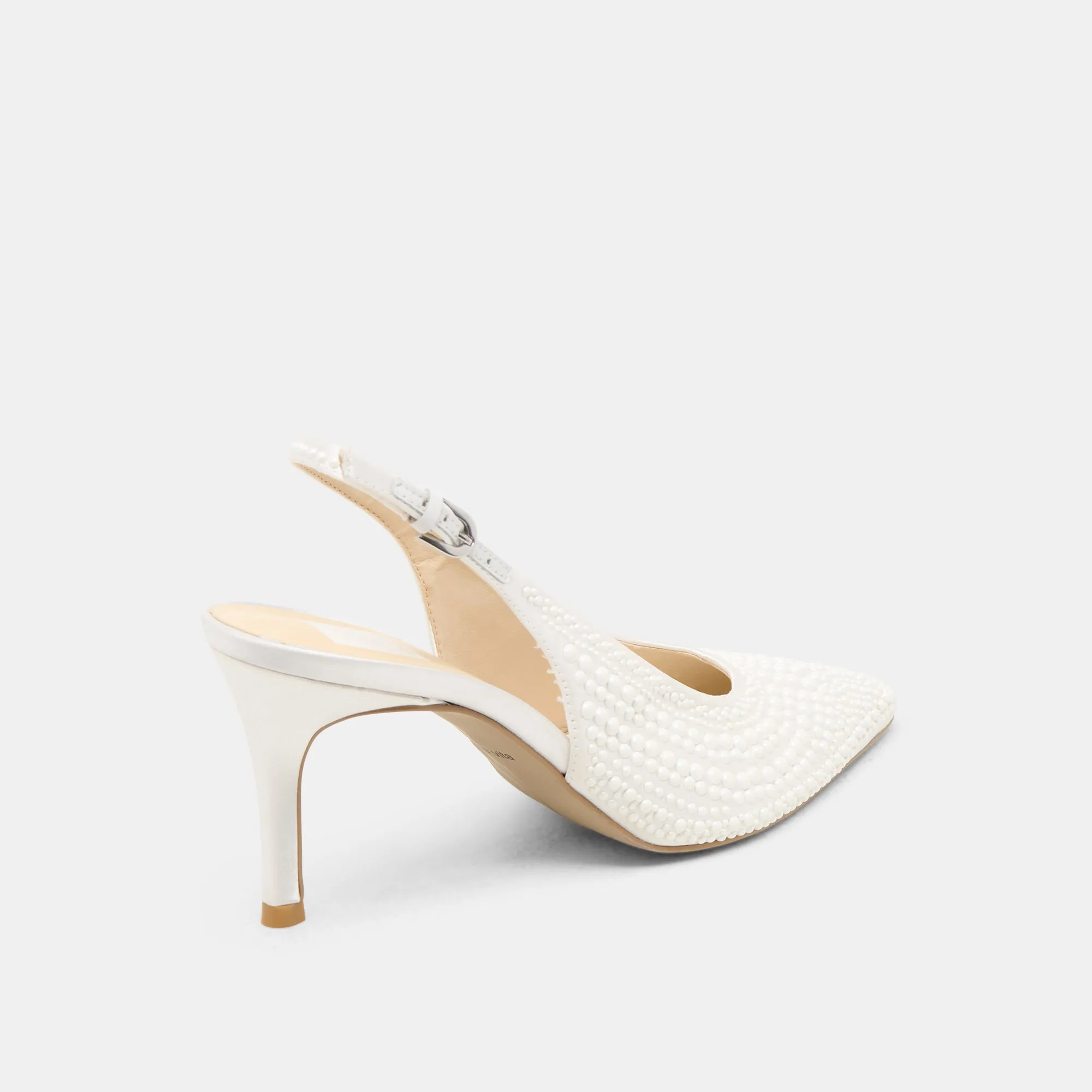 TALONS ELASI PERLE SATIN BLANC VRAI