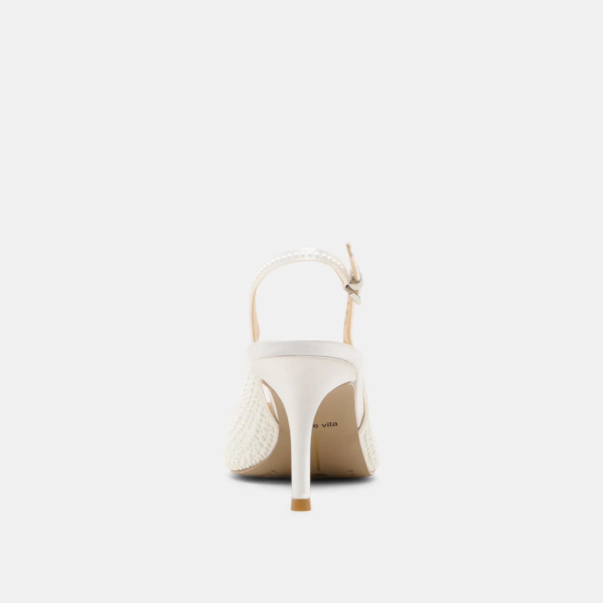 TALONS ELASI PERLE SATIN BLANC VRAI