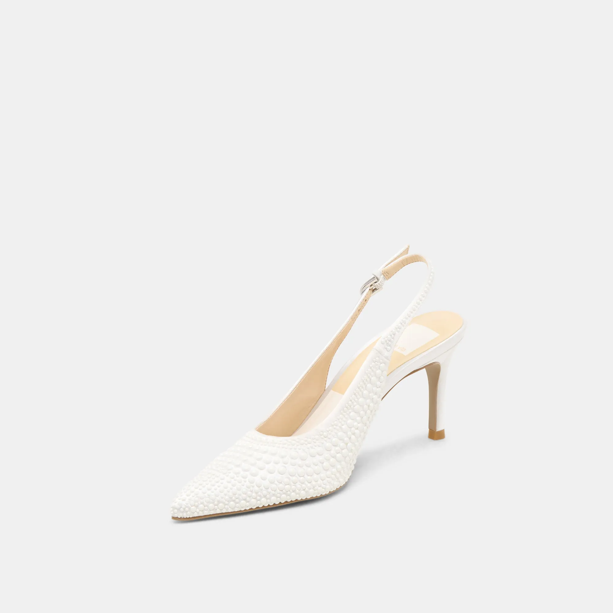 TALONS ELASI PERLE SATIN BLANC VRAI