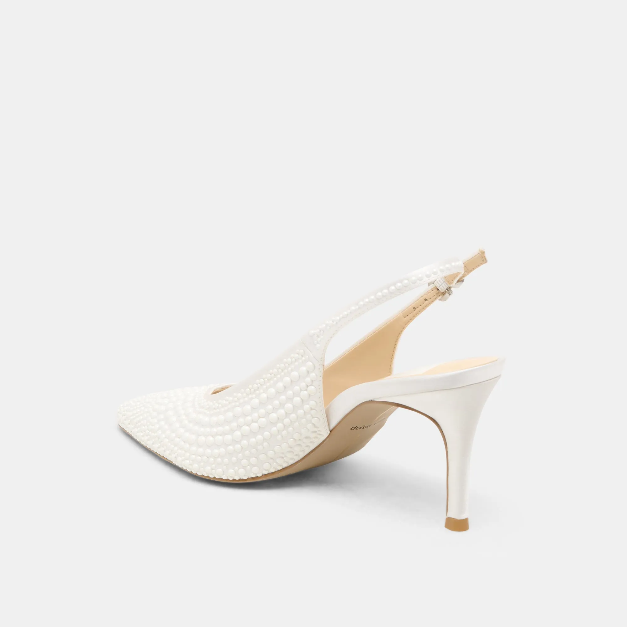TALONS ELASI PERLE SATIN BLANC VRAI