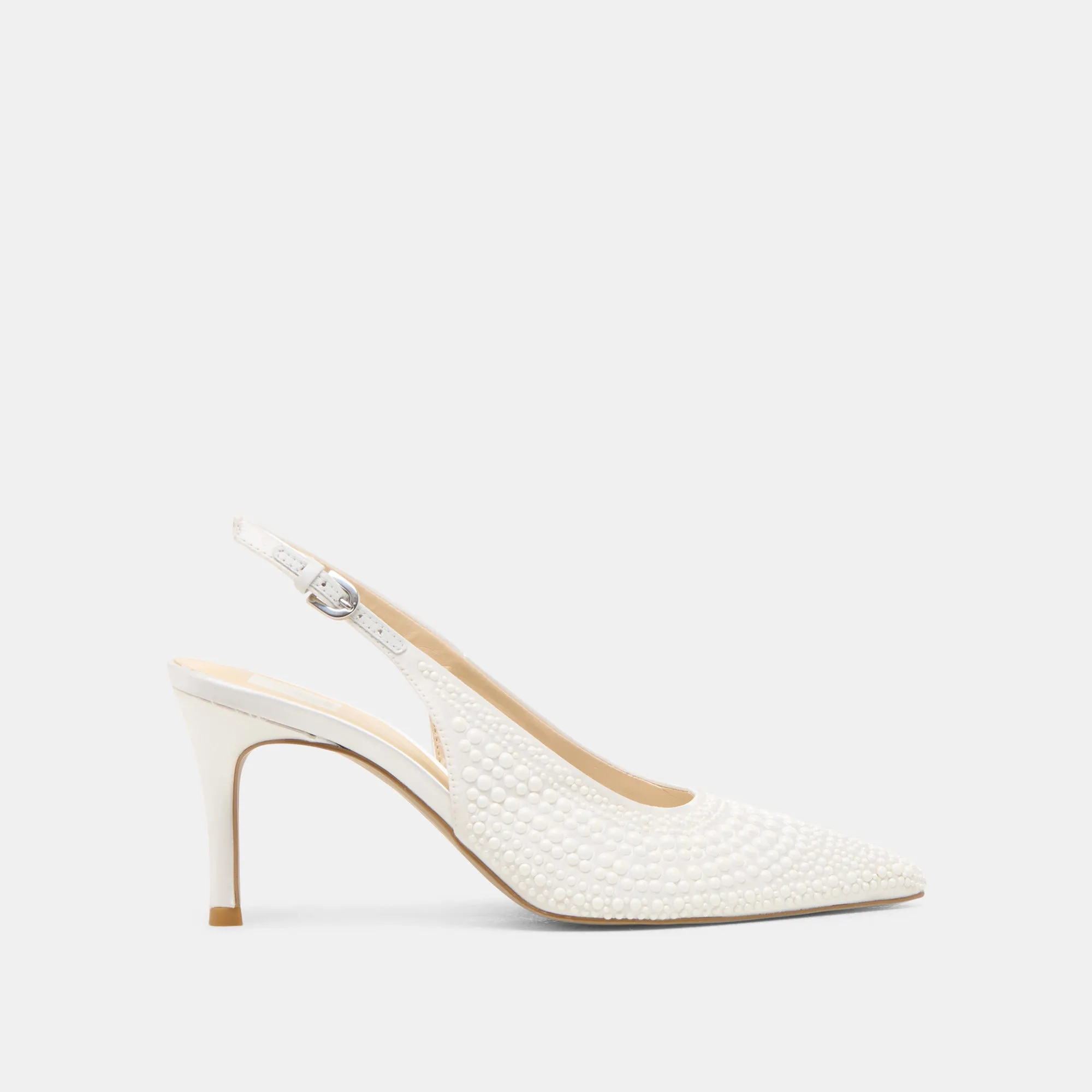 TALONS ELASI PERLE SATIN BLANC VRAI