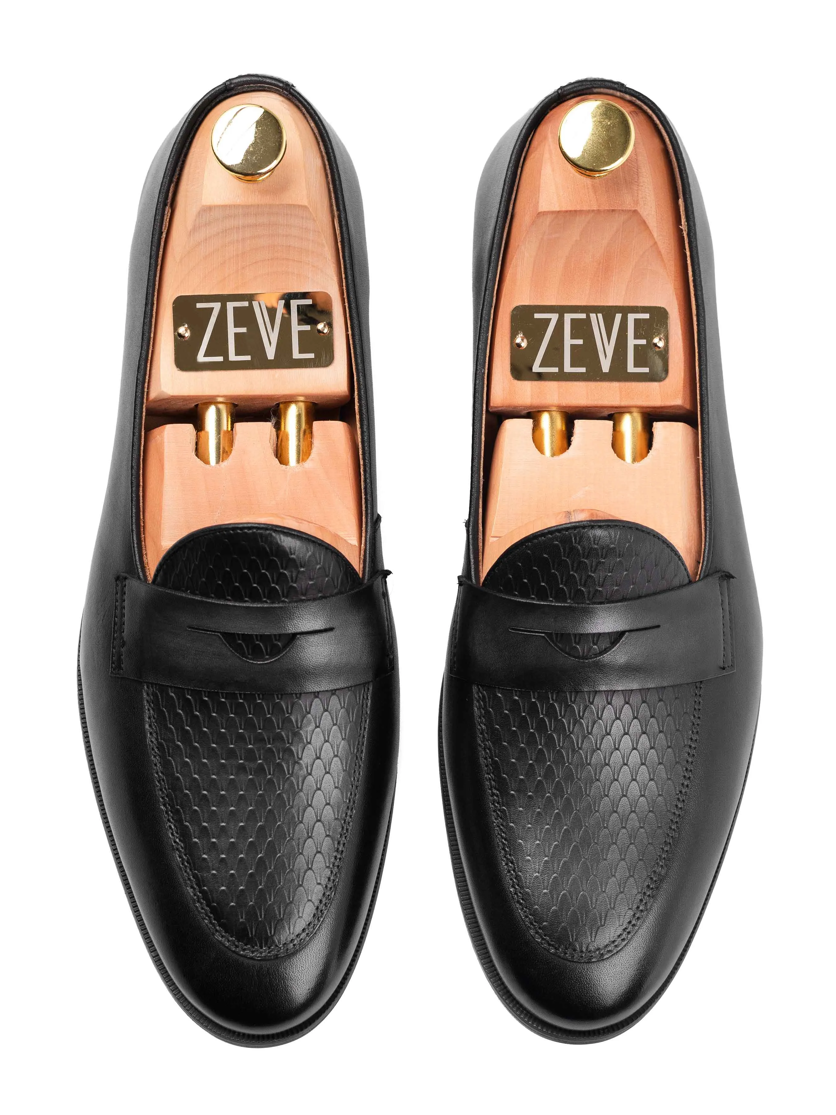Enzo Belgian Loafer - Noir Uni