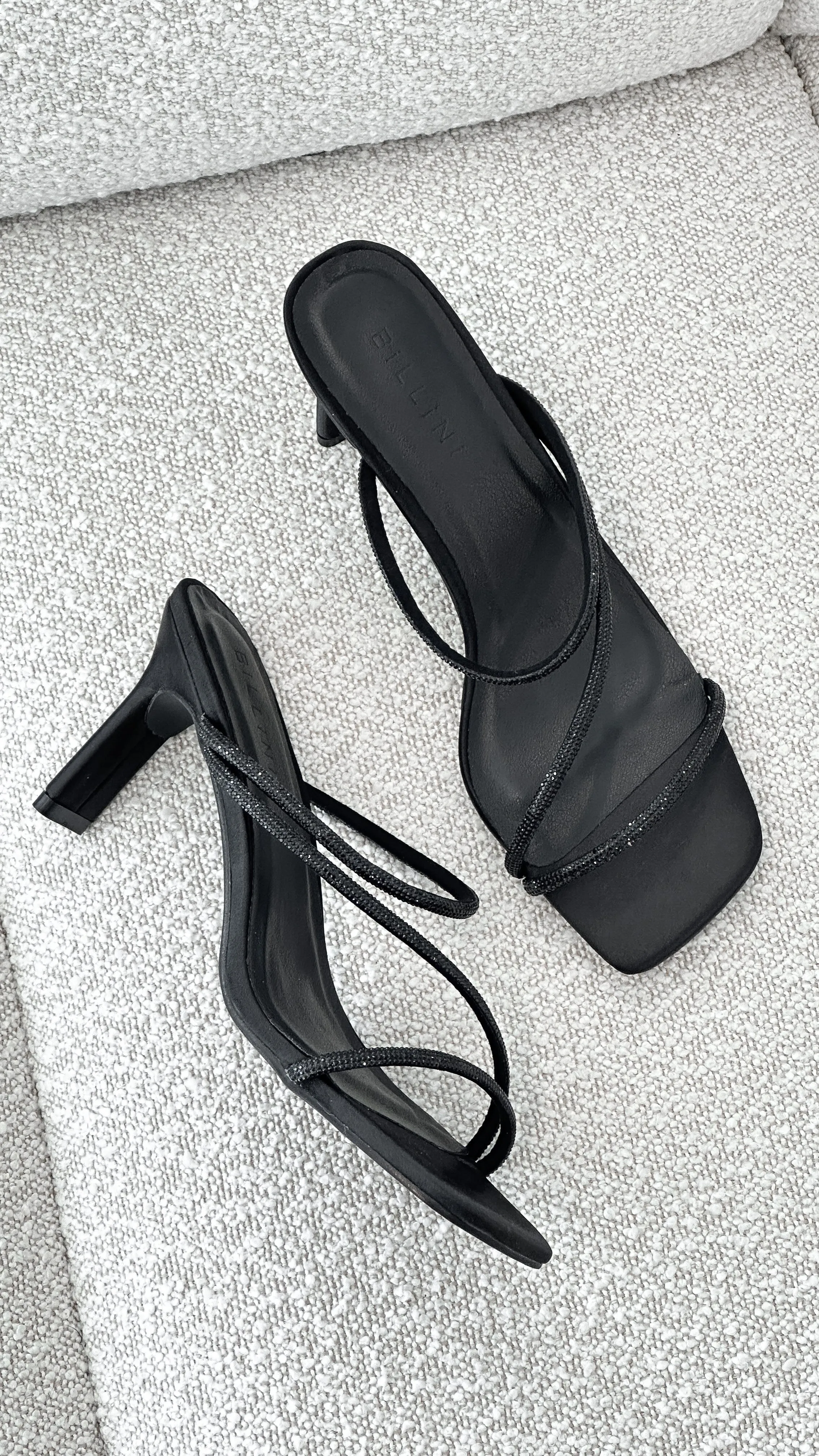 Femi Talon - Satin Noir Diamanté