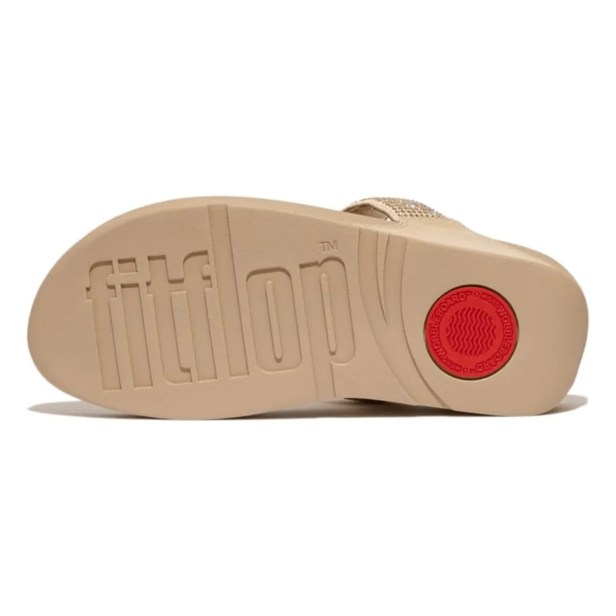 FitFlop Femme Lulu Crystal À Bout Ouvert Beige Latte