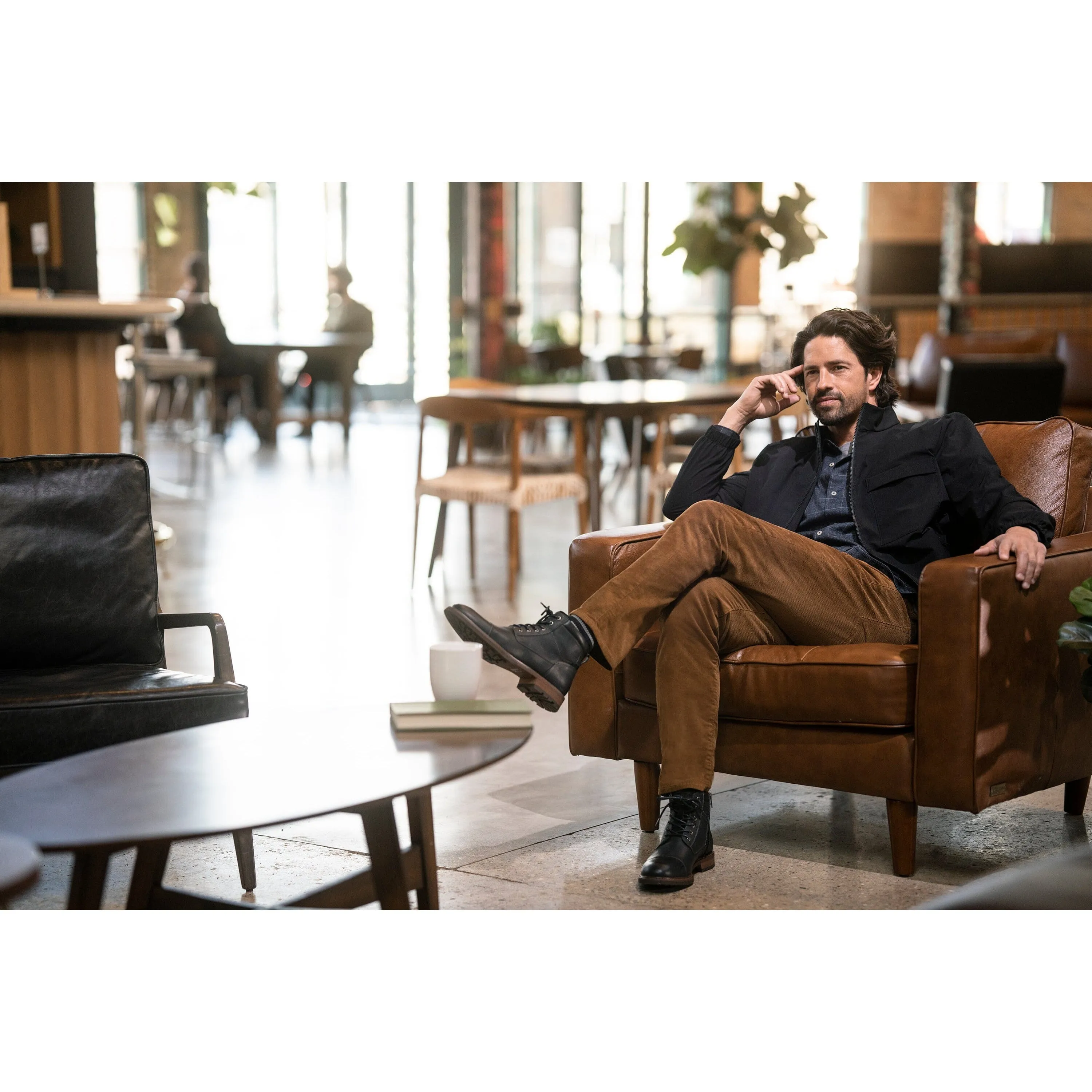 BOTTES À LACETS FLORSHEIM LODGE AVEC BOUT RENFORCÉ