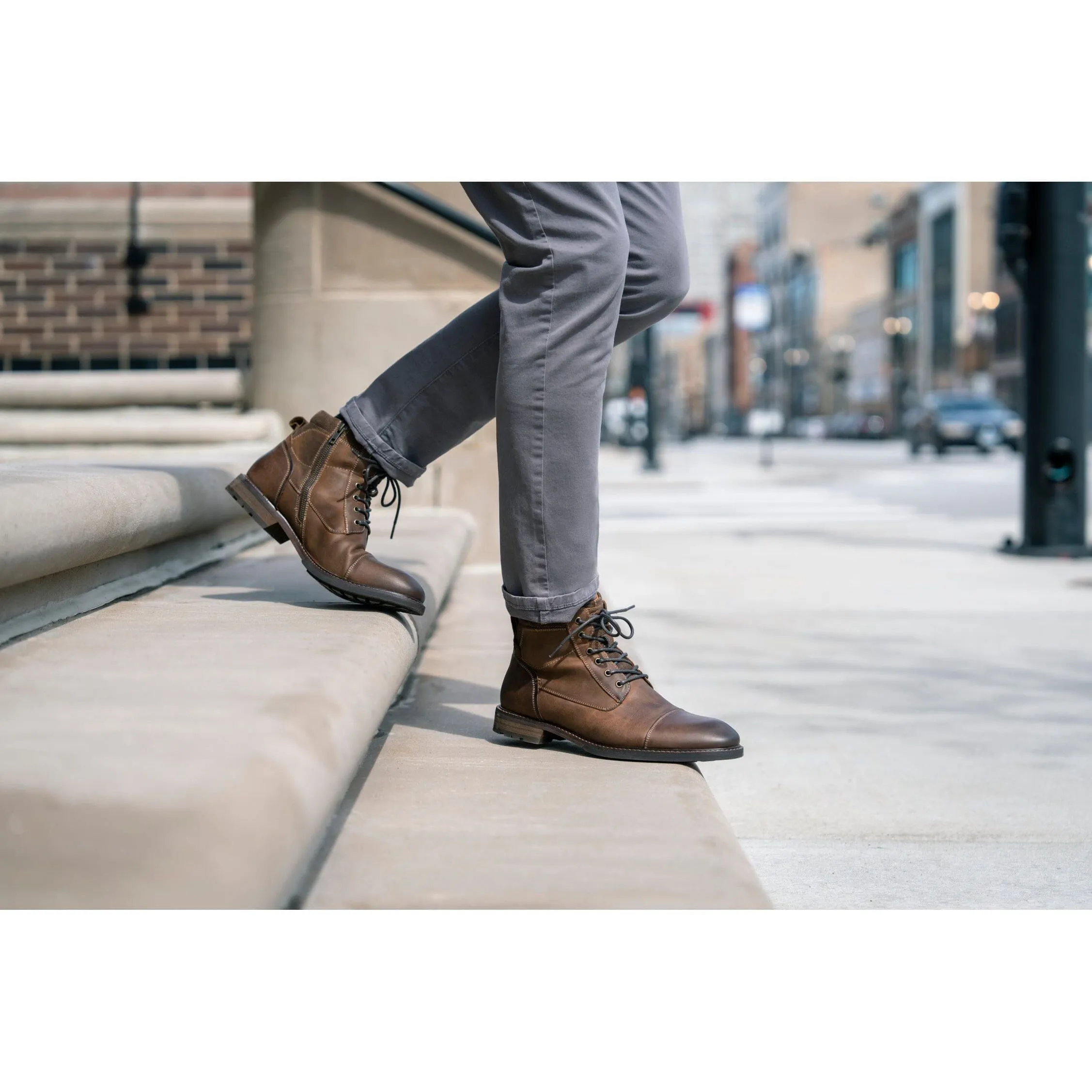 BOTTES À LACETS FLORSHEIM LODGE AVEC BOUT RENFORCÉ