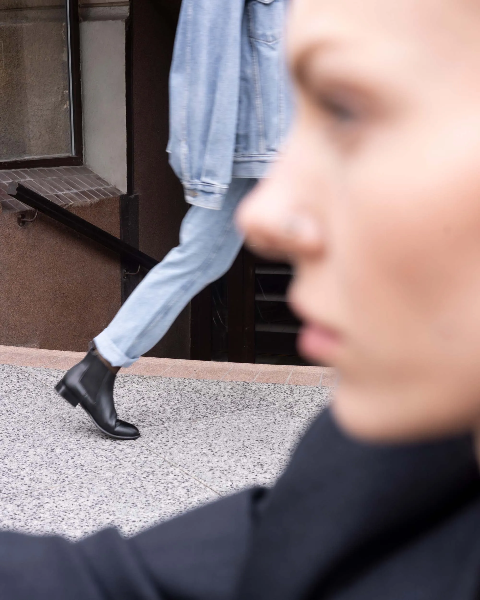 Bottes Chelsea en simili-cuir végane Flossy | Noir