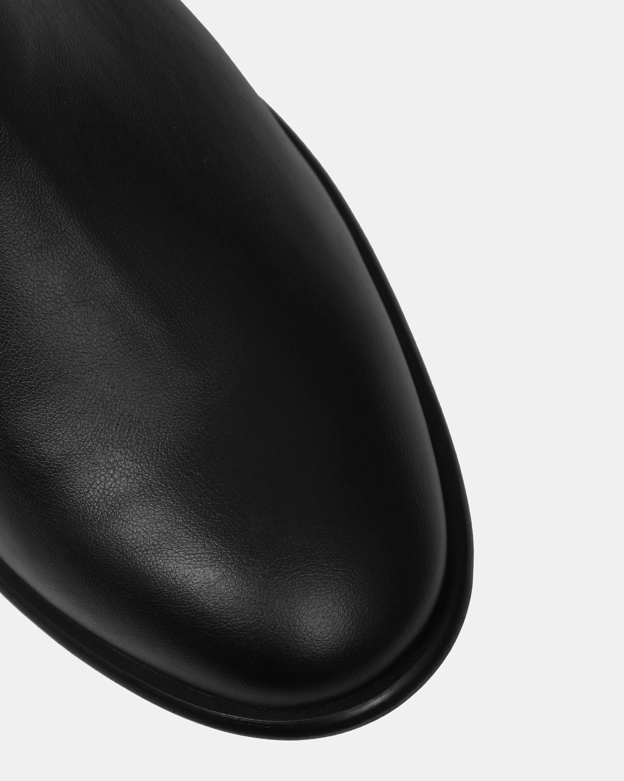 Bottes Chelsea en simili-cuir végane Flossy | Noir