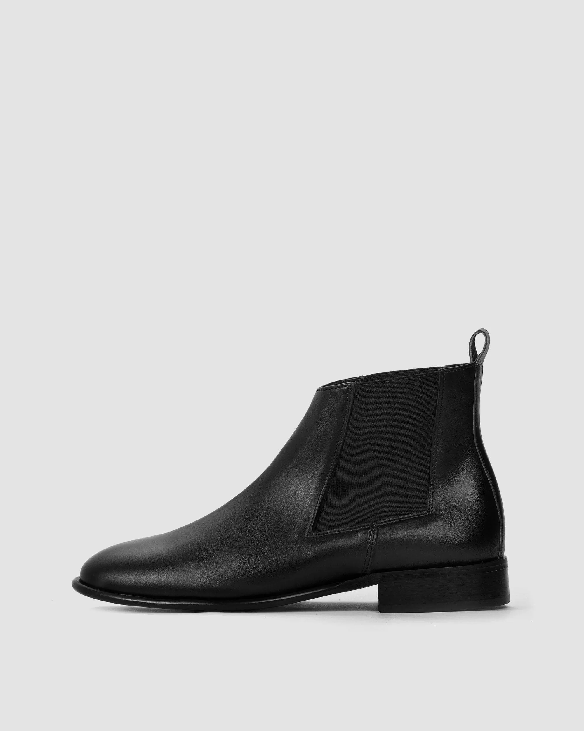 Bottes Chelsea en simili-cuir végane Flossy | Noir