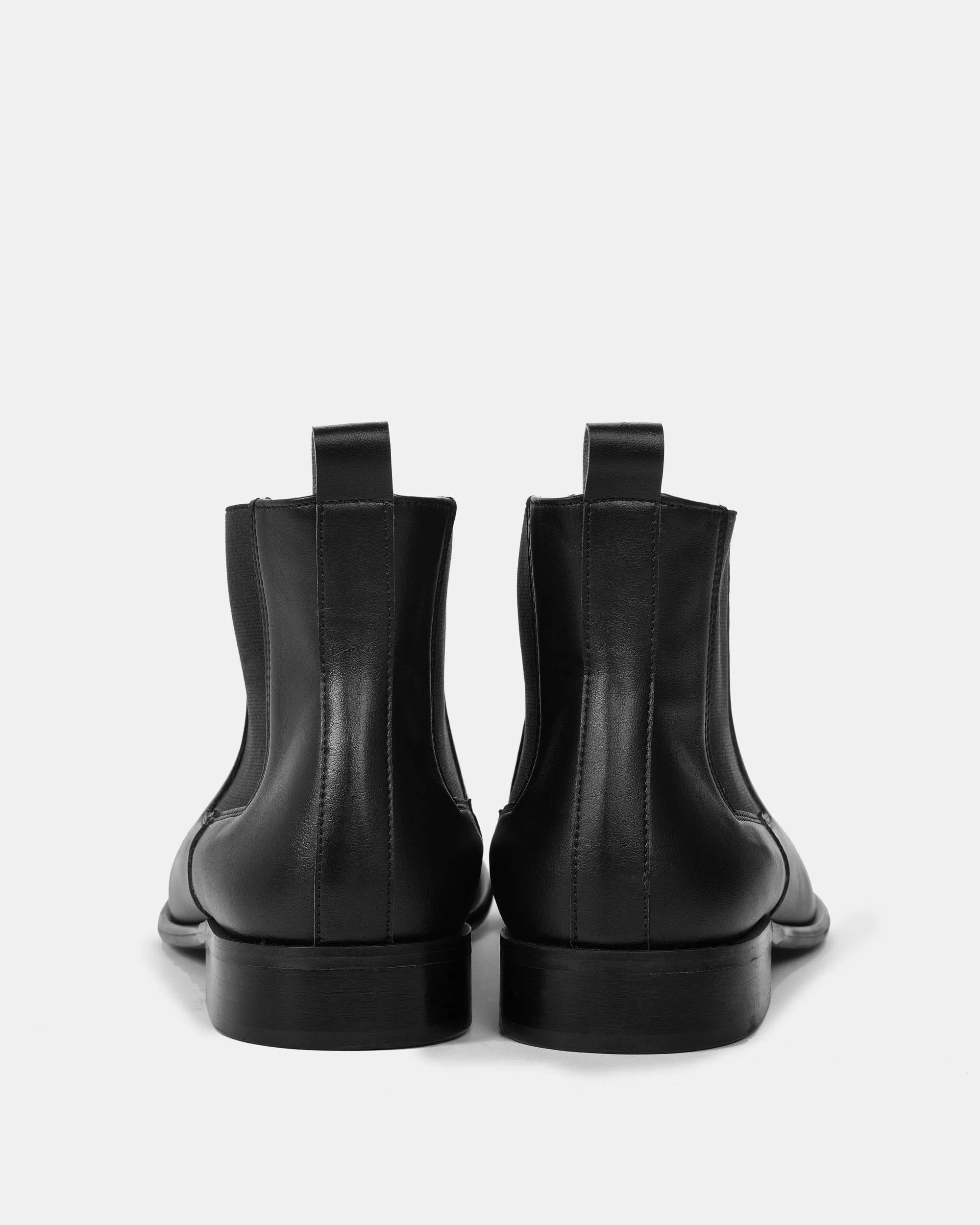 Bottes Chelsea en simili-cuir végane Flossy | Noir