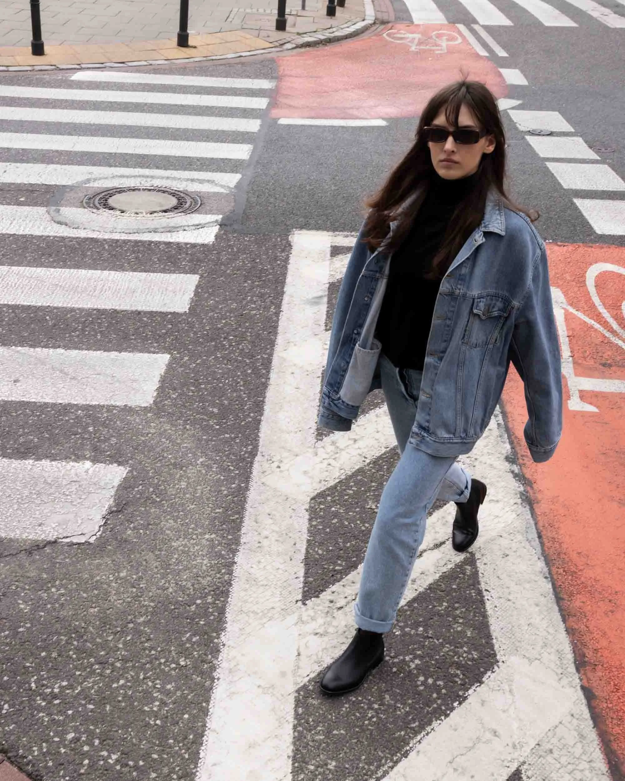 Bottes Chelsea en simili-cuir végane Flossy | Noir