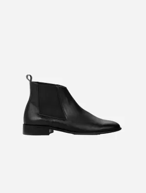 Bottes Chelsea en simili-cuir végane Flossy | Noir