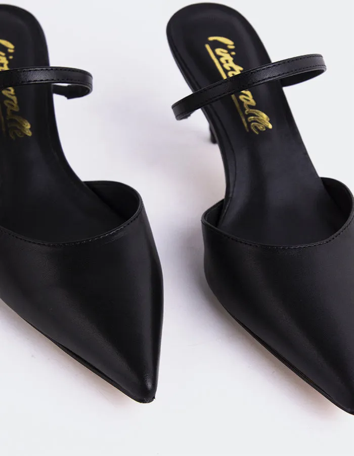 Forsythia Cuir Noir