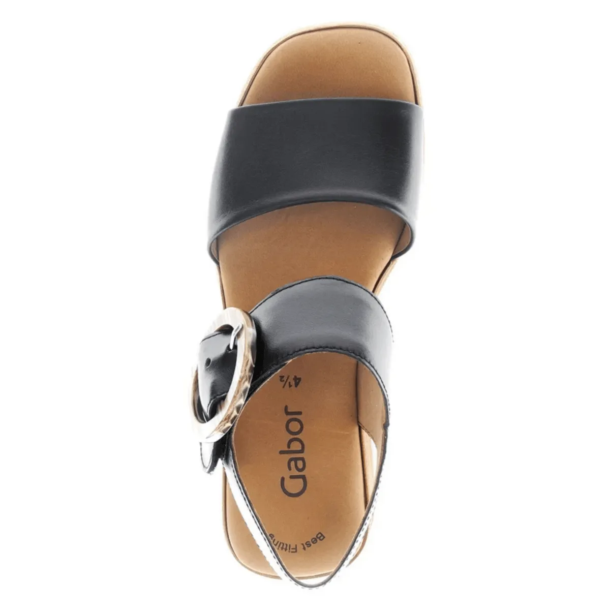 Gabor Femme 64.520.27 Cuir Nappa Noir