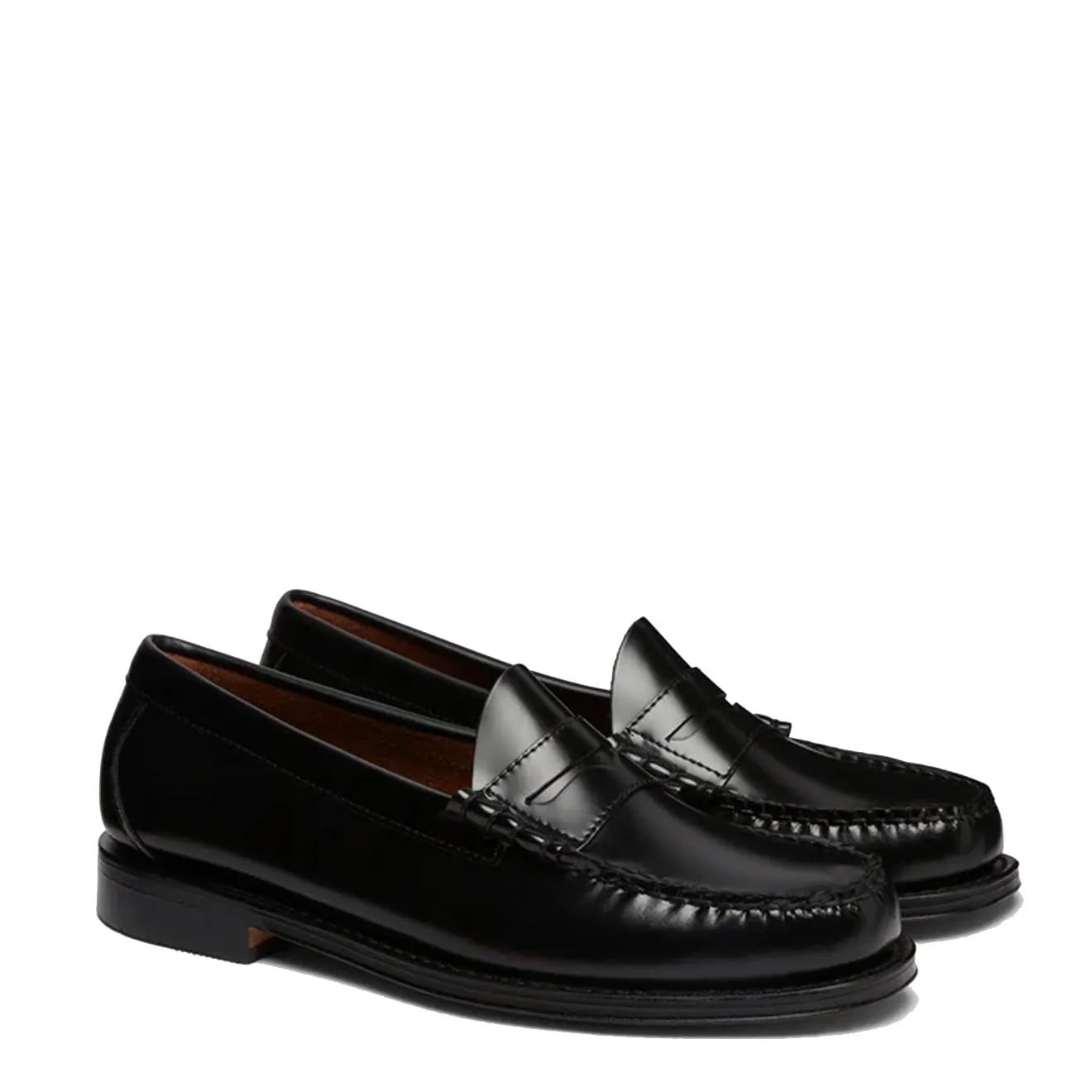 G.H.Bass Weejuns Larson Mocassins à Penny en Cuir Noir