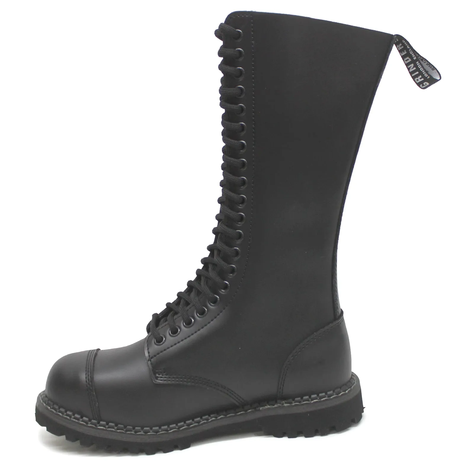 Bottes unisexes à embout d'acier longueur mollet Grinders King CS