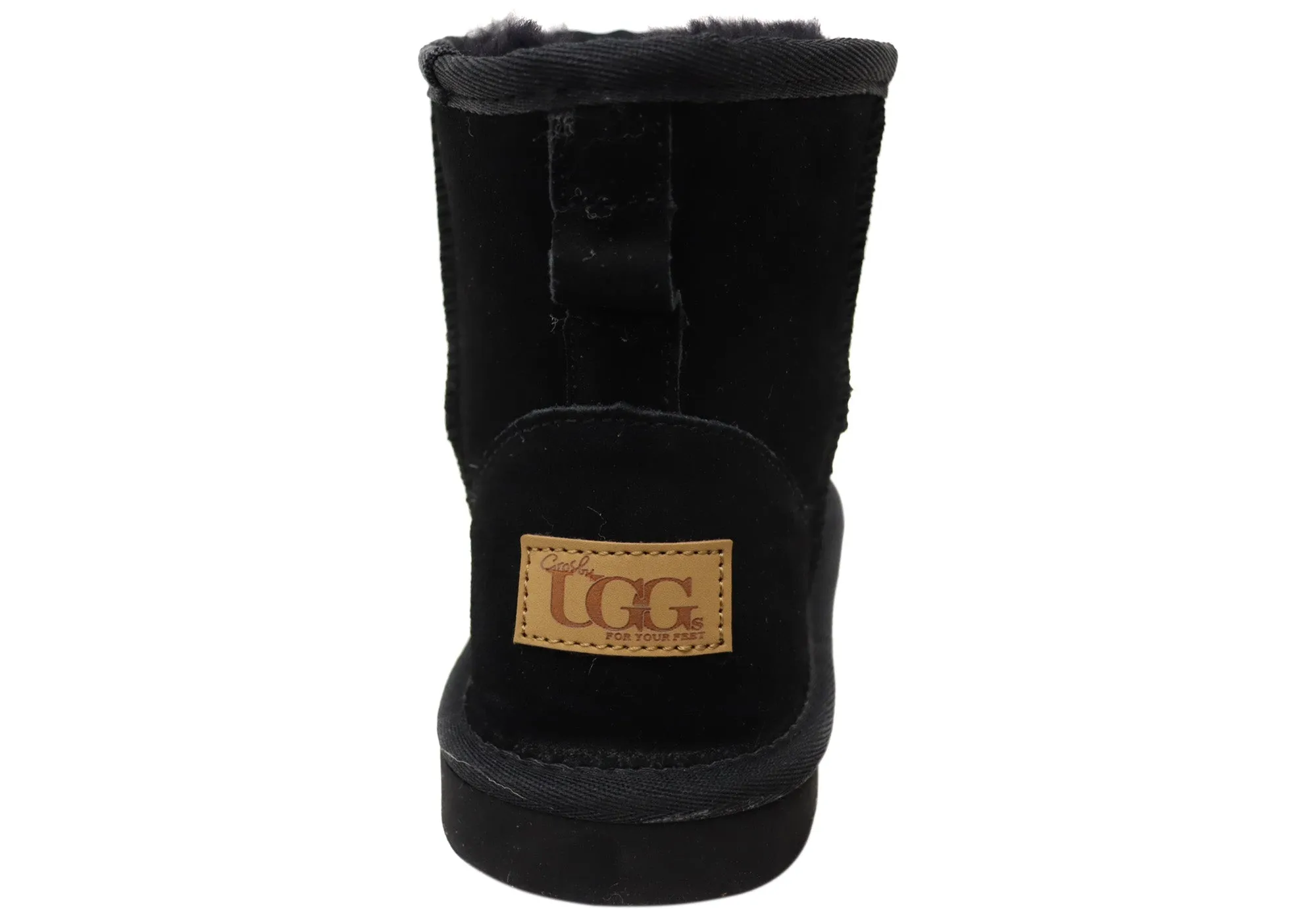 Bottes confortables chaudes pour femmes Grosby Jillaroo Ugg avec doublure en peau de mouton Chaussures Grosby