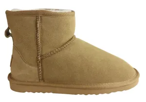 Bottes confortables chaudes pour femmes Grosby Jillaroo Ugg avec doublure en peau de mouton Chaussures Grosby
