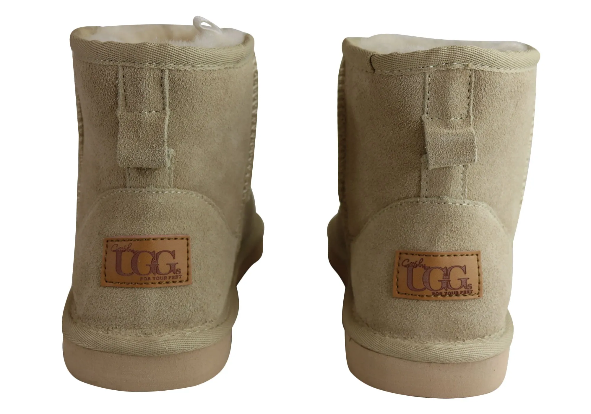 Bottes confortables chaudes pour femmes Grosby Jillaroo Ugg avec doublure en peau de mouton Chaussures Grosby