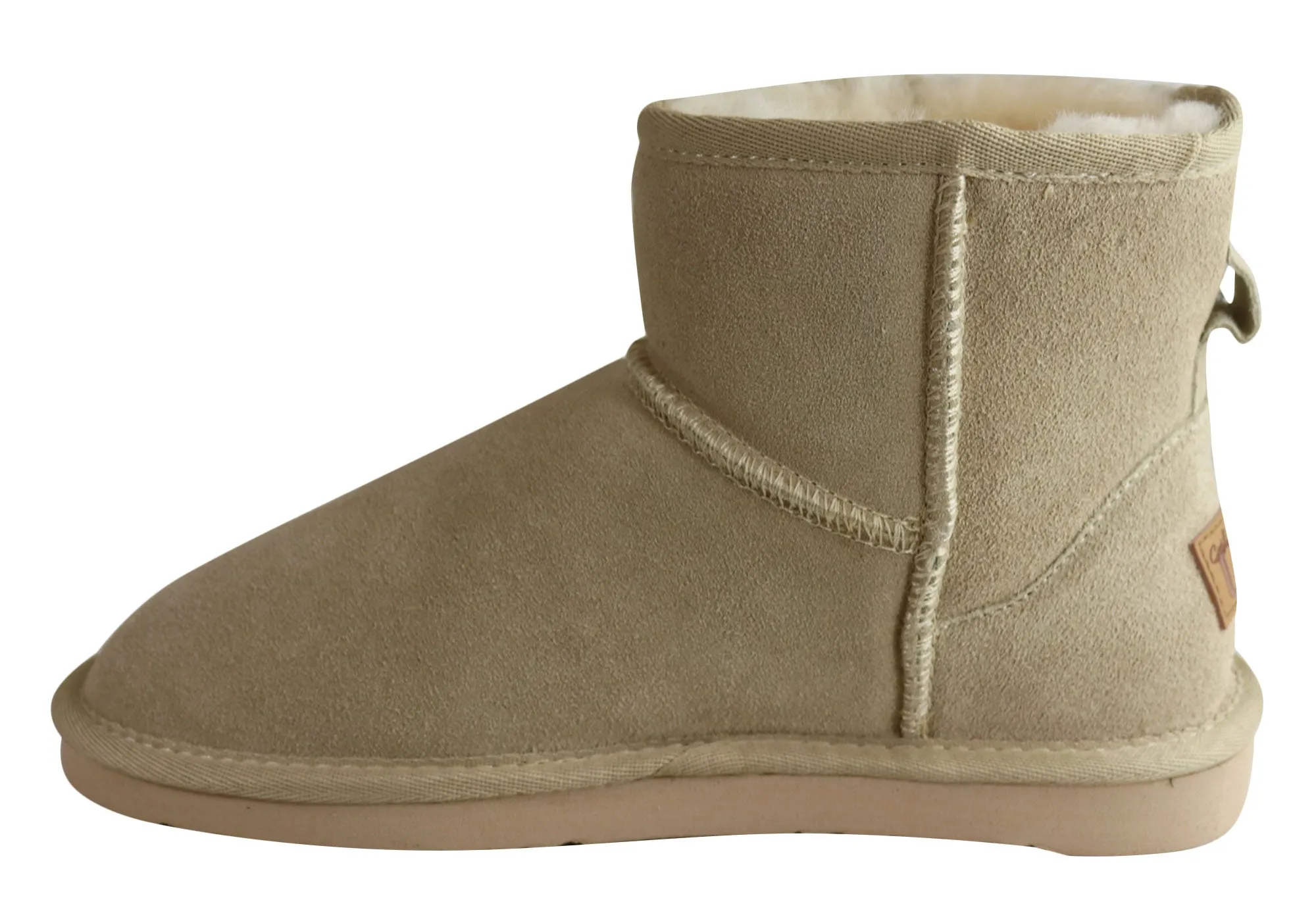 Bottes confortables chaudes pour femmes Grosby Jillaroo Ugg avec doublure en peau de mouton Chaussures Grosby