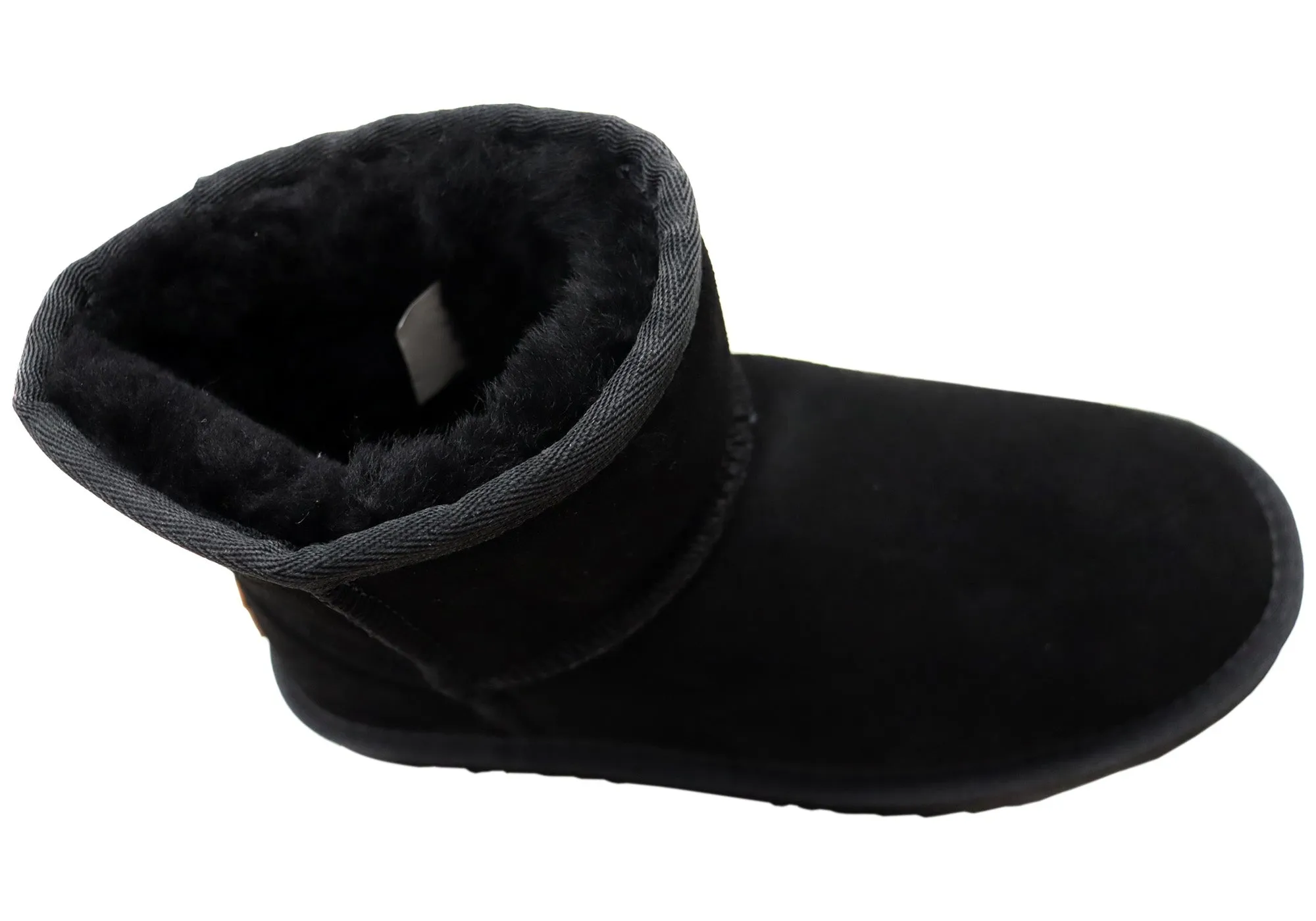 Bottes confortables chaudes pour femmes Grosby Jillaroo Ugg avec doublure en peau de mouton Chaussures Grosby