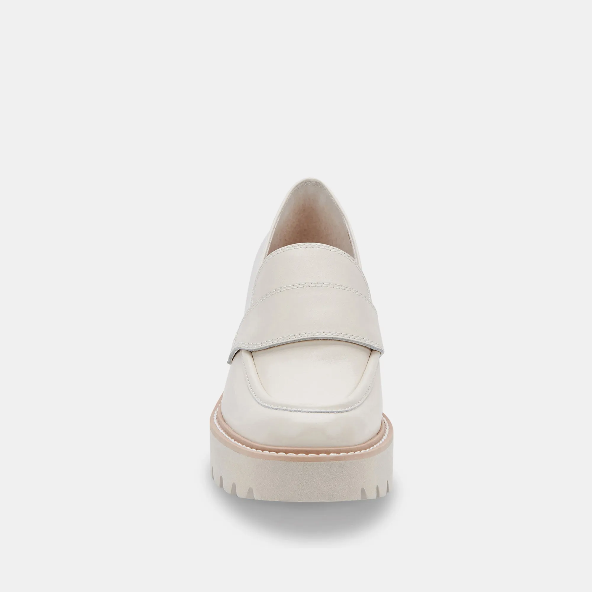 HALONA LOAFERS CUIR IVOIRE - re:vita