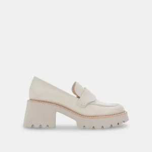 HALONA LOAFERS CUIR IVOIRE - re:vita