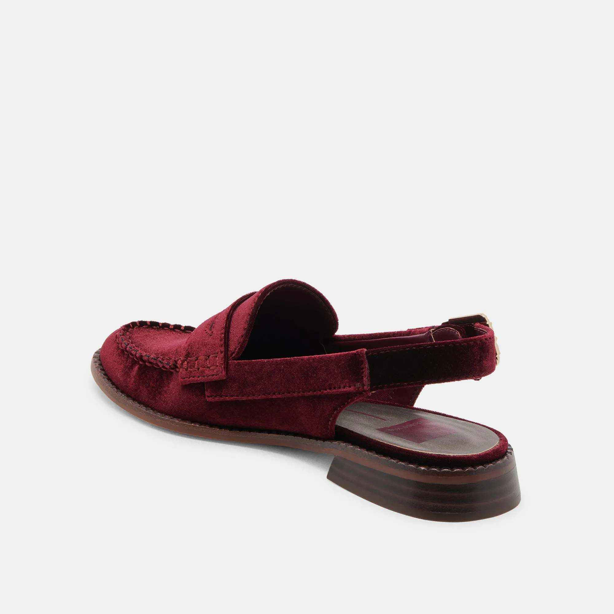 MOCASSINS HARDI VELOURS VIN