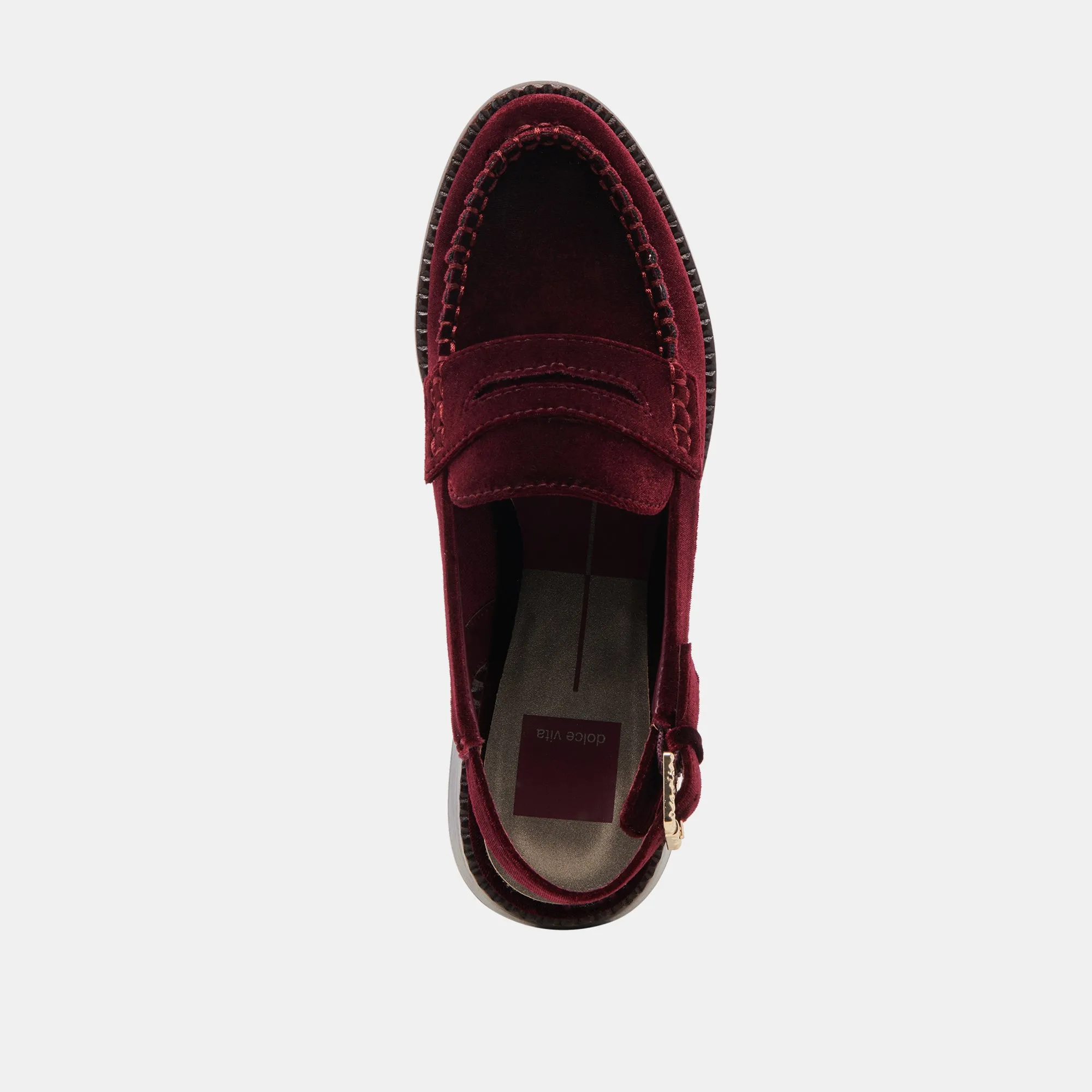 MOCASSINS HARDI VELOURS VIN