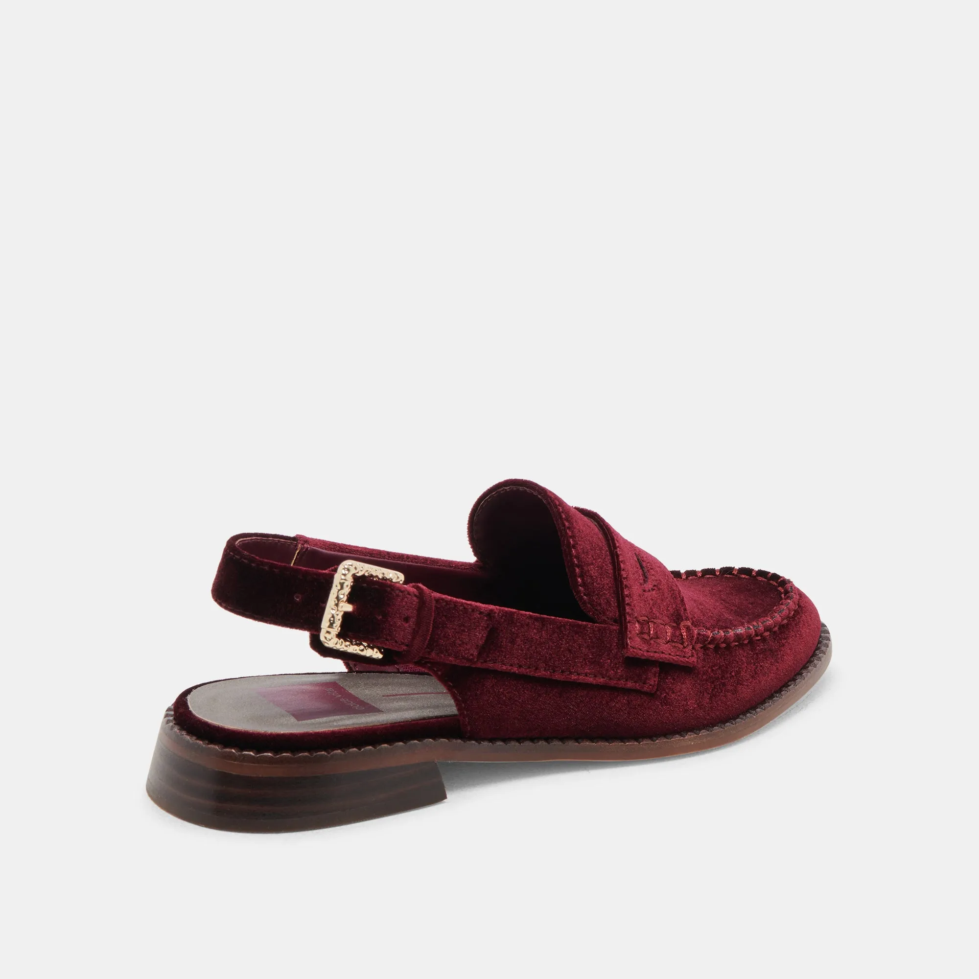 MOCASSINS HARDI VELOURS VIN