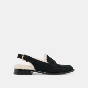 HARDI MOCCASSINS DOUDS NOIR NUBUCK
