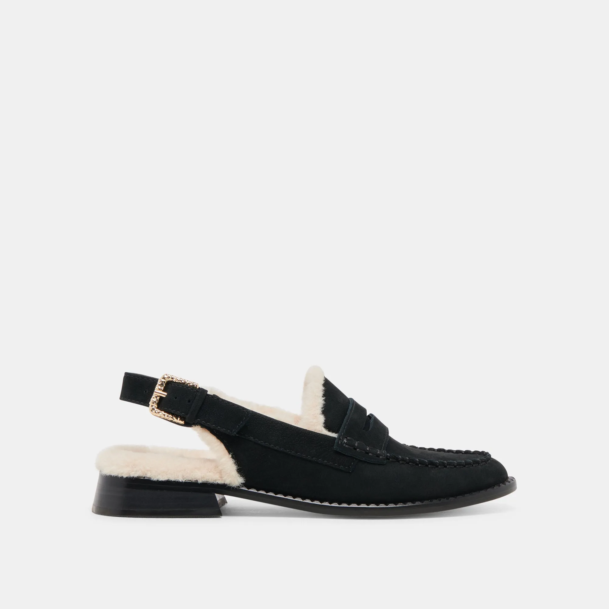 HARDI MOCCASSINS DOUDS NOIR NUBUCK